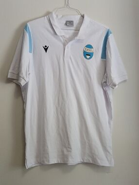 S.P.A.L. Macron White Polo Shirt- Men 3XL- Italian Football/Ars Et Labor Ferrara